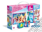 Puzzle Cubi 12 Pz - Principesse Disney puzzle di Clementoni