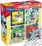 Disney - Puzzle Color Plus Baby Ass. (4 Minipuzzle+4 Pennarelli) (Principesse / Topolino / Winnie The Pooh)