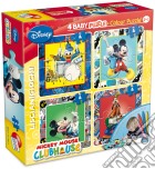Disney - Puzzle Color Plus Baby Ass. (4 Minipuzzle+4 Pennarelli) (Principesse / Topolino / Winnie The Pooh) puzzle
