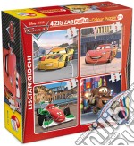 Disney - Puzzle Color Plus Zigzag Ass. (4 Minipuzzle+4 Pennarelli) (Cars / Minnie / Pinocchio)