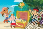 Jake E I Pirati Dell'Isola Che Non C'E' - Puzzle Double-Face Supermaxi 35 Pz
