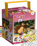 Masha E Orso - Ridi E Gioca - Fustino Color + Puzzle Maxi 48 Pz