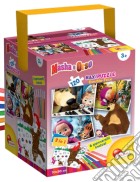 Masha E Orso - Funny Pictures - Fustino Color + Puzzle Maxi 48 Pz puzzle