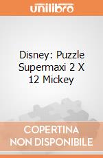 Disney: Puzzle Supermaxi 2 X 12 Mickey