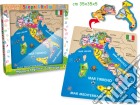 Scopri L'Italia Puzzle Legno Con 13 Pz Staccabili 30x30x1 Cm puzzle