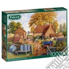 Falcon Autumn On The Farm Jigsaw Puzzle - Falcon Autumn On The Farm Jigsaw Puzzle - 1000 Piece puzzle