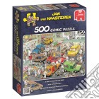Jan Van Haasteren Puzzel-In De Autospuiterij (500 puzzle