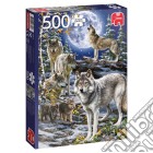 Premium Collection Puzzel Wolf Pack In Winter (500) puzzle