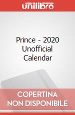 Prince - 2020 Unofficial Calendar articolo cartoleria