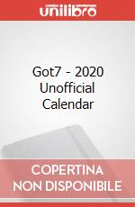Got7 - 2020 Unofficial Calendar articolo cartoleria