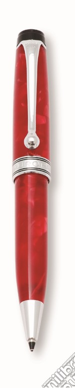 Penna a sfera Fuoco Aurea Minima in resina screziata rossa fin. crom. articolo cartoleria di aurora