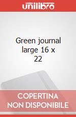 Green journal large 16 x 22 articolo cartoleria di Ramos Valentina