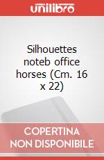 Silhouettes noteb office horses (Cm. 16 x 22) articolo cartoleria
