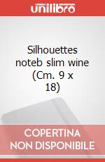 Silhouettes noteb slim wine (Cm. 9 x 18) articolo cartoleria