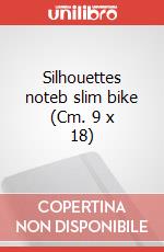 Silhouettes noteb slim bike (Cm. 9 x 18) articolo cartoleria