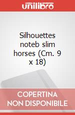 Silhouettes noteb slim horses (Cm. 9 x 18) articolo cartoleria
