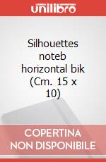 Silhouettes noteb horizontal bik (Cm. 15 x 10) articolo cartoleria