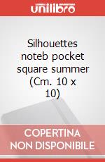 Silhouettes noteb pocket square summer (Cm. 10 x 10) art vari a