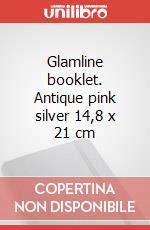 Glamline booklet. Antique pink silver 14,8 x 21 cm articolo cartoleria