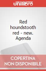 Red houndstooth red - new. Agenda art vari a