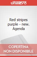 Red stripes purple - new. Agenda art vari a
