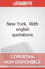 New York. With english quotations art vari a