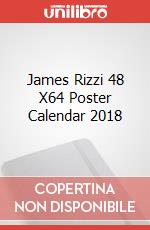 James Rizzi 48 X64 Poster Calendar 2018 articolo cartoleria
