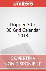 Hopper 30 x 30 Grid Calendar 2018 articolo cartoleria