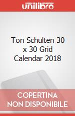 Ton Schulten 30 x 30 Grid Calendar 2018 articolo cartoleria