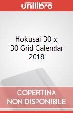Hokusai 30 x 30 Grid Calendar 2018 articolo cartoleria