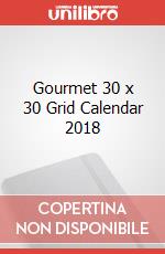 Gourmet 30 x 30 Grid Calendar 2018 articolo cartoleria