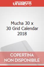 Mucha 30 x 30 Grid Calendar 2018 articolo cartoleria