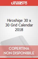 Hiroshige 30 x 30 Grid Calendar 2018 articolo cartoleria