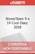 Stone/Stars 9 x 14 Cool Diary 2018 articolo cartoleria