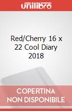 Red/Cherry 16 x 22 Cool Diary 2018 articolo cartoleria