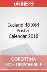 Iceland 48 X64 Poster Calendar 2018 articolo cartoleria