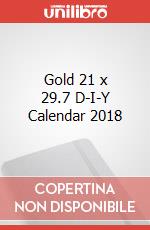 Gold 21 x 29.7 D-I-Y Calendar 2018 articolo cartoleria