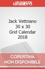 Jack Vettriano 30 x 30 Grid Calendar 2018 articolo cartoleria