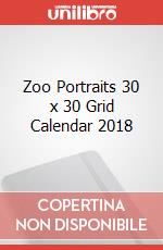 Zoo Portraits 30 x 30 Grid Calendar 2018 articolo cartoleria