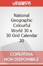 National Geographic Colourful World 30 x 30 Grid Calendar 20 articolo cartoleria