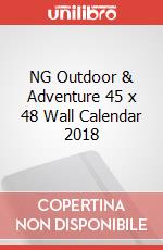 NG Outdoor & Adventure 45 x 48 Wall Calendar 2018 articolo cartoleria
