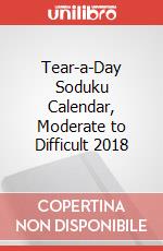Tear-a-Day Soduku Calendar, Moderate to Difficult 2018 articolo cartoleria