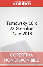 Turnowsky 16 x 22 Greenline Diary 2018 articolo cartoleria
