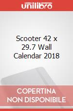 Scooter 42 x 29.7 Wall Calendar 2018 articolo cartoleria