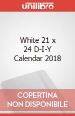 White 21 x 24 D-I-Y Calendar 2018 articolo cartoleria
