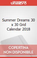 Summer Dreams 30 x 30 Grid Calendar 2018 articolo cartoleria