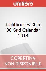 Lighthouses 30 x 30 Grid Calendar 2018 articolo cartoleria