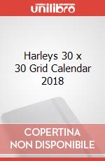 Harleys 30 x 30 Grid Calendar 2018 articolo cartoleria