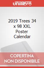 2019 Trees 34 x 98 XXL Poster Calendar articolo cartoleria