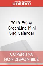 2019 Enjoy GreenLine Mini Grid Calendar articolo cartoleria